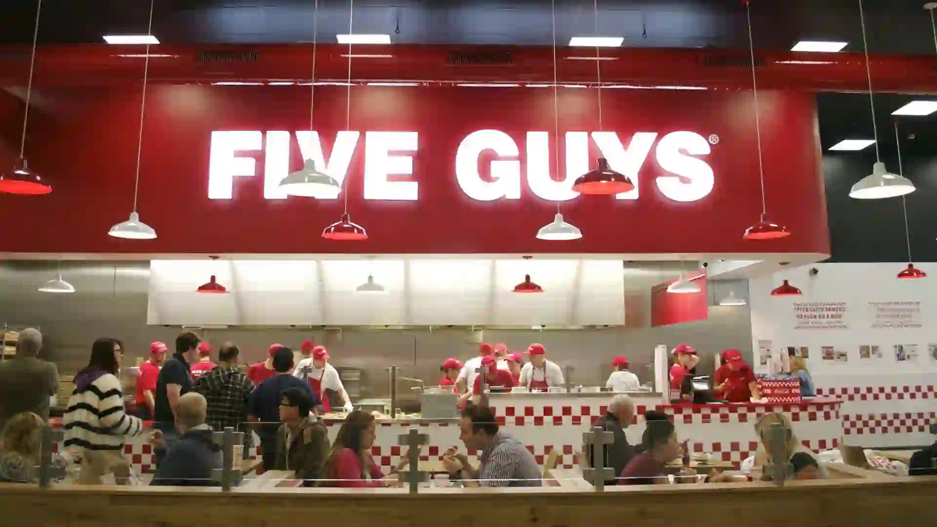 Five Guys Restaurant Menu And Prices